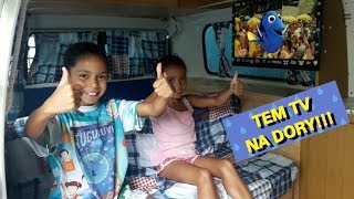 Agora tem TV na kombi Dory!!!!