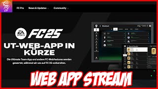 EA FC 25 WEB APP RELEASE & EA FC 25 GAMEPLAY !  EA SPORTS FC 25