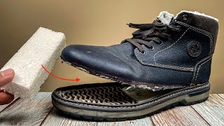 🔥🤩Your Shoes Are Like New! A Veteran Shoemaker Shares This Secret of Shoe Repair