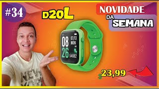 ACHEI O NOVO  SMARTWATCH D20 L NA SHOPEE