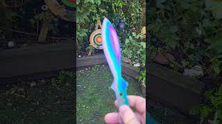 Day 3 - Throwing knives until I hit the target 3 times in a row #challenge #dailyvlog #series