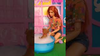 Stop Motion- Barbie y su perrito #barbie #stopmotion #youtubeshorts #creative #shorts