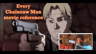 Chainsaw Man's opening movie references