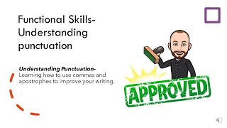 Functional Skills Understanding punctuation