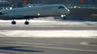 Minneapolis/ St. Paul Delta Air Lines MD-90 LANDING 30L With delta747fan