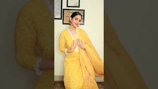 beautiful yellow cotton kurta set| #myntra #trending #fashion #kurtaset #ethnicwear #trendingshorts