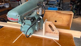 Push Board for Ripping on Radial Arm Saw