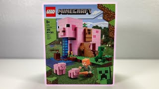 LEGO Minecraft 21170 The Pig House Speed Build