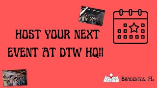 Host Your Event At DTW HQ!