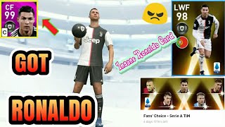 Got CRISTIANO RONALDO from Fans' Choice - Serie A TIM Pack Opening | PES 2020 Mobile