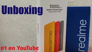 Realme Power Bank Unboxing and first impression (classic blue)