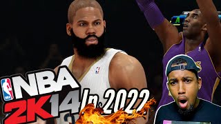 NBA 2K14 My Career in 2022 | Dropping near double-double on Kobe Bryant!