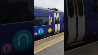 Northern class 158 Sprinter departing Sheffield