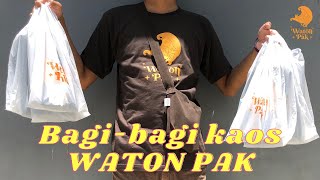 Merchandise Kaos WATON PAK