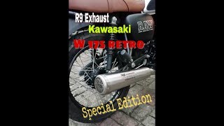 Kawasaki W-175 Retro, Test sound R9 Exhaust