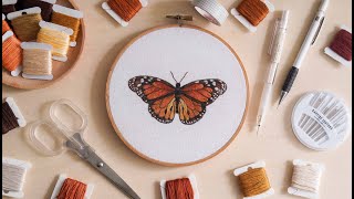 making realistic embroidery for the first time 🦋