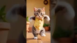 Cat cute funny dance💞😻#cat #kucingjoget #cute #dancingcat #