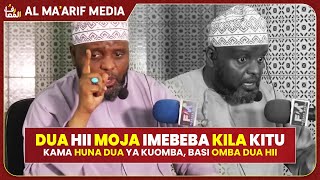 KISA CHA MCHAMUNGU ALIYEMJARIBU ALLAH | USIJIOMBEE DUA MBAYA | DUA HII ALITUPA MTUME - OTHMAN MAALIM