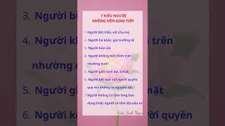 7 kiều người không nên giao tiếp #kiều_bích_ngọc #skincare #shorts #subscribe