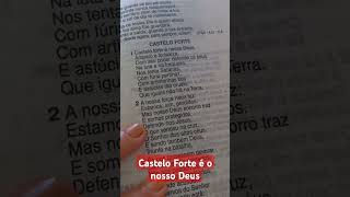 CASTELO FORTE É O NOSSO DEUS #casteloforte #deus #jesus #salvação #hino581 #harpacristã