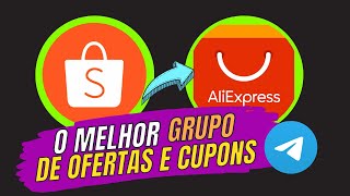 GRUPO No Telegram Cupons e Ofertas Shopee/ Aliexpress 🔖🏷️