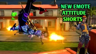 Free fire new Emote Attitude video - Must watch till end 🤣🤣 - #shorts - URBGAMING