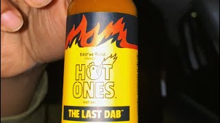 Tried Hotones Last Dab sauce on Atomic wings from Wingstop 🗿