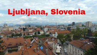 4k - Ljubljana, Slovenia Funicular to Ljubljana Castle