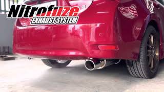 FGK wagolis with our catback exhaust fabrication on Toyota Altis - Nitrofuze Garage