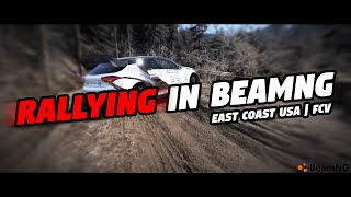 Rallying in BeamNG (East Coast USA | Cherrier FCV) [No HUD / Cinematic]