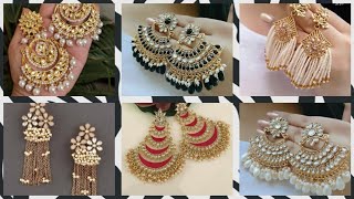 The style of Fashion|| top trendy beautiful and stlyesh kundan earring jewellery design