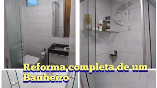 #REFORMA DE UM BANHEIRO COMPLETA. VEJA  O RESULTADO #