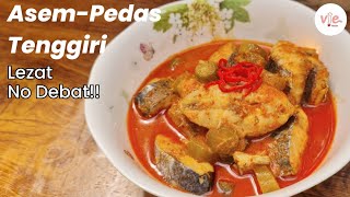 Resep Ikan Tenggiri Kuah Asam Pedas | NIKMAT, SEGAR, & GURIH! | Ikan Tenggiri Papua | Vierecipe