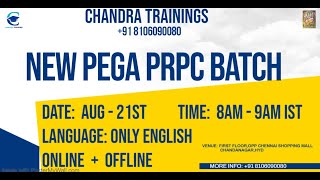 PEGA TRAININGS || New Batch || OCT 16 || 6PM IST || Joining Details Below-Call +91 8106090080