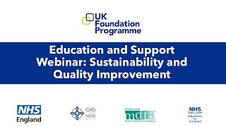 UKFPO 2024 Education and Support Webinar – Sustainability in Healthcare