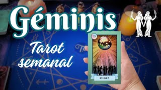 GÉMINIS TAROT ♊️ HOY DISFRUTARÁS DE MÁS 🥳. SEMANA DEL 2 AL 8 DE #SEPTIEMBRE