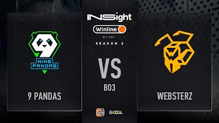 CS:GO | 9 Pandas vs Websterz | bo3 | Winline Insight S2 | Group Stage | Day 4