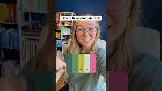 How to fix a color palette 🎨 #colorpalette #colorpalettes #graphicdesign #graphicdesigner