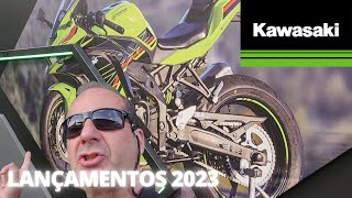 LANÇAMENTOS 2024 KAWASAKI NO FESTIVAL INTERLAGOS, MOSTRANDO EM DETALHES, ELIMINATOR 450 E ZX4R!