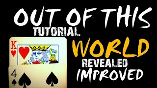 Incredible OUT OF THIS WORLD card trick revealed/gimmick card trick