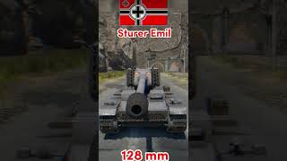 Top 5 Huge German Cannon in War Thunder #shorts #warthunder