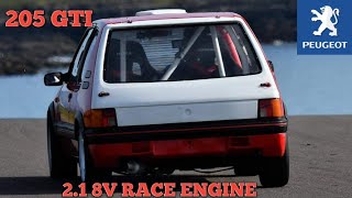 Peugeot 205 GTI 2.1 Oulton Park Track Day Part 1 Jan 09