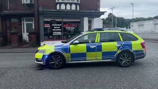 Staffordshire Police Passing Victoria Road Monday 5th August 2024