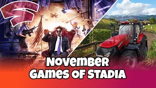 Games Of Stadia | November 2021