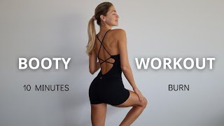 10 MIN. BOOTY BURN WORKOUT - on the mat | knee friendly