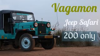 Vagamon Jeep Safari full details | 6 places and 10 members