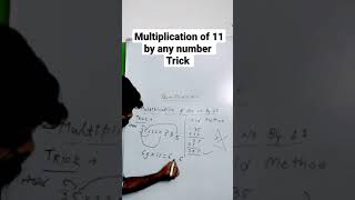 Multiplication Trick of 11 #shorts #shortsindia