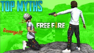 TOP 10 MYTHBUSTERS IN GARENA FREE FIRE BATTLEGROUND 😳🔥| FREE FIRE MYTHS #4