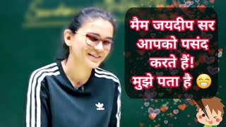 Funny Mood of Himanshi Mam || QNA By students