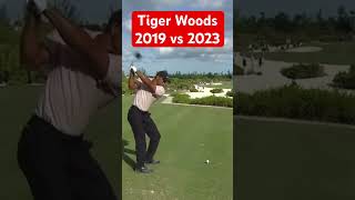 Tiger Woods Swing 2019 vs 2023